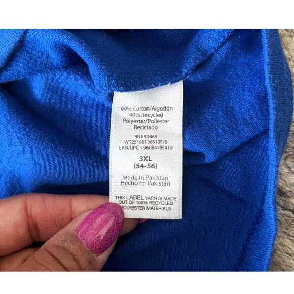 Blue Super Dad T-Shirt Father's Day Mens Size 3XL - Picture 4 of 7